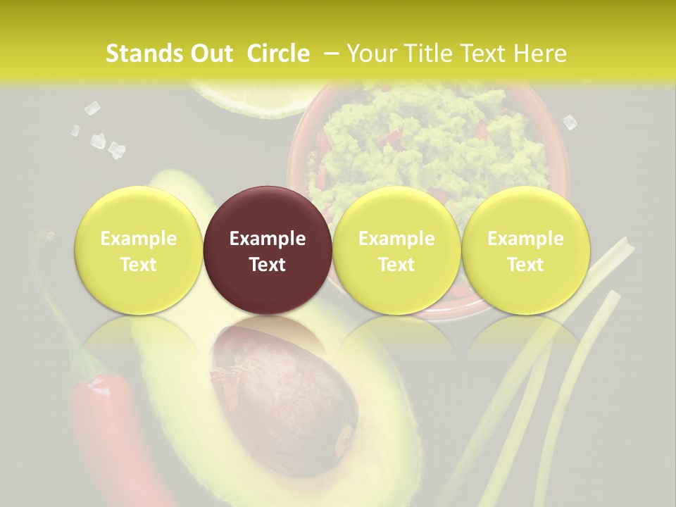 Onion Guacamole Nacho PowerPoint Template