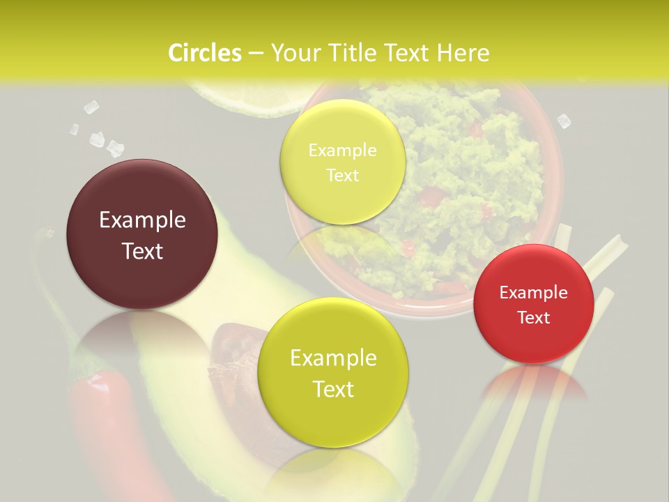 Onion Guacamole Nacho PowerPoint Template