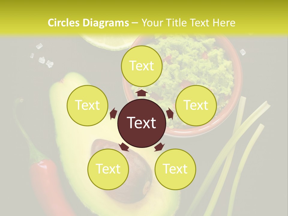 Onion Guacamole Nacho PowerPoint Template