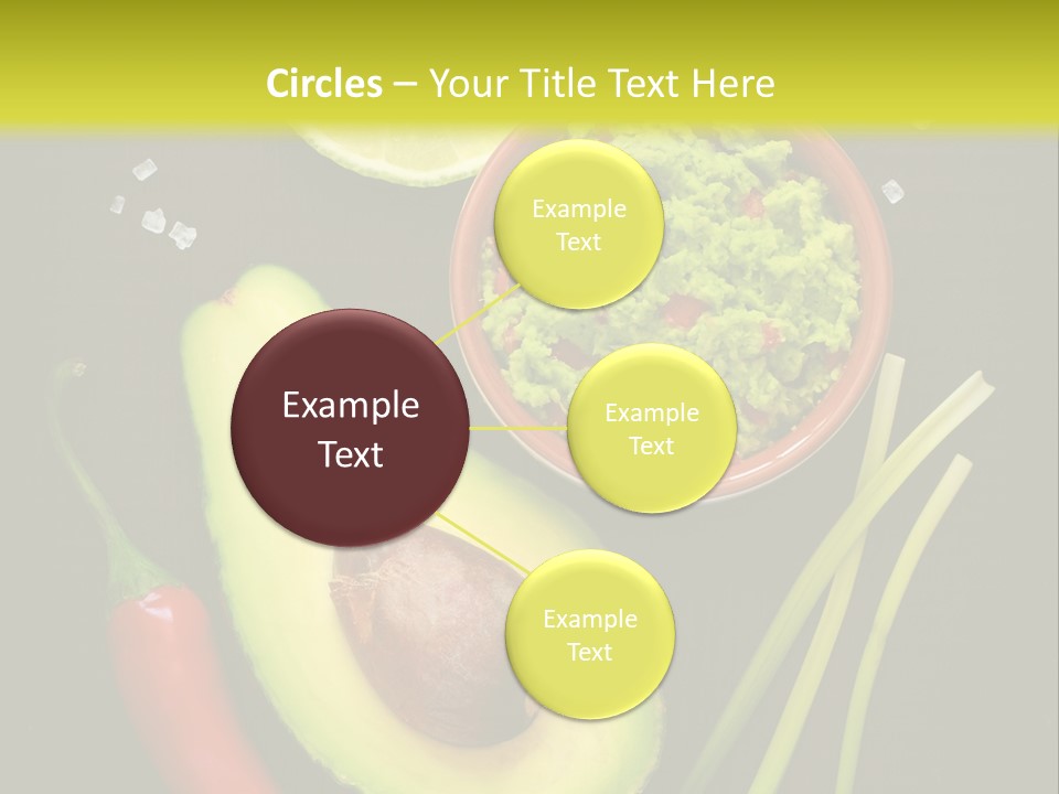 Onion Guacamole Nacho PowerPoint Template