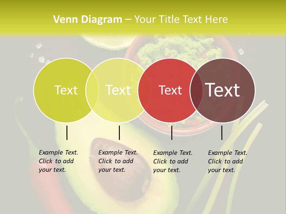Onion Guacamole Nacho PowerPoint Template