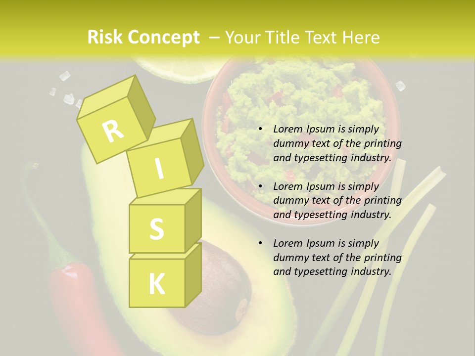 Onion Guacamole Nacho PowerPoint Template