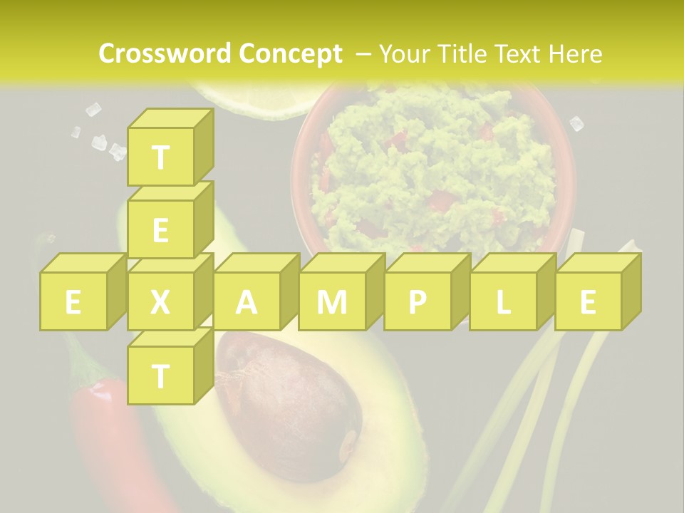 Onion Guacamole Nacho PowerPoint Template