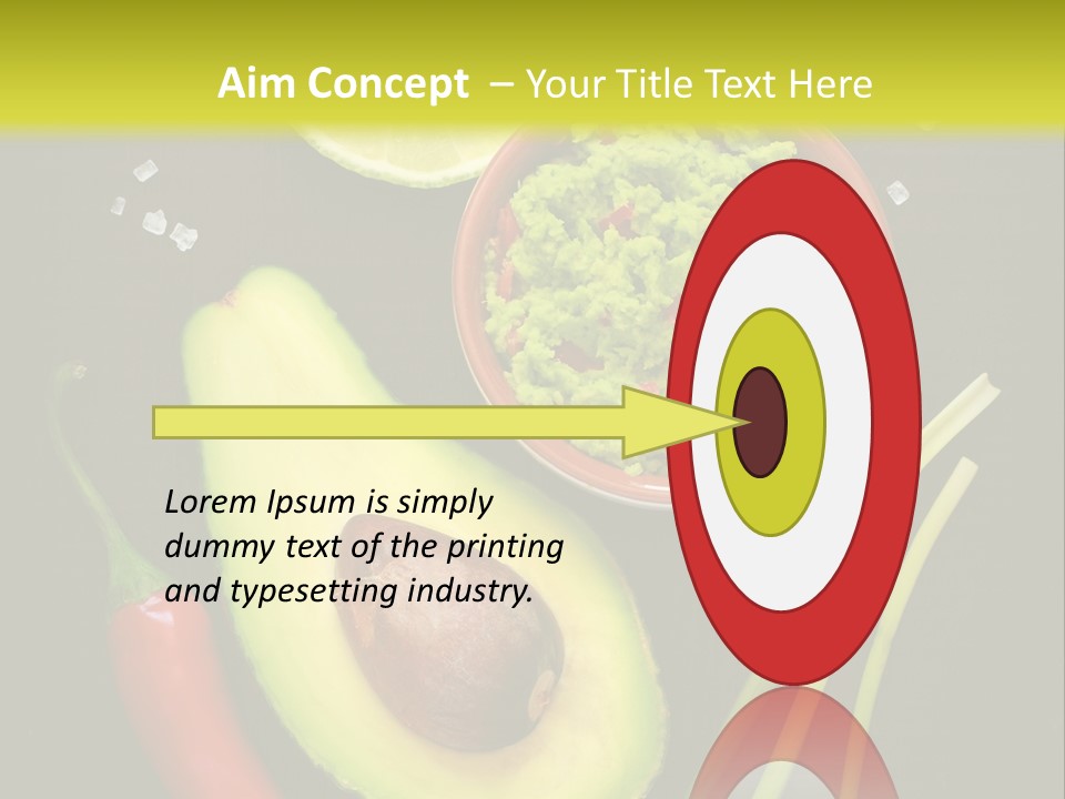 Onion Guacamole Nacho PowerPoint Template