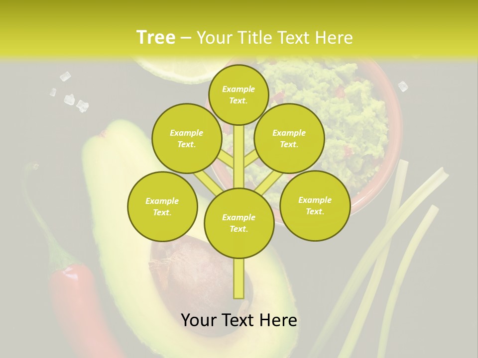 Onion Guacamole Nacho PowerPoint Template