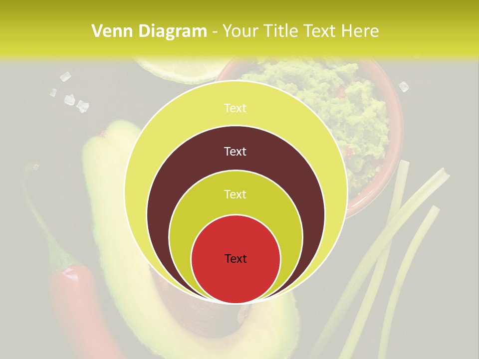 Onion Guacamole Nacho PowerPoint Template