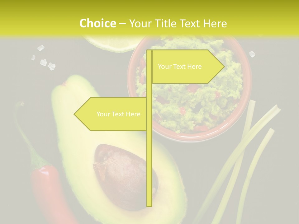 Onion Guacamole Nacho PowerPoint Template