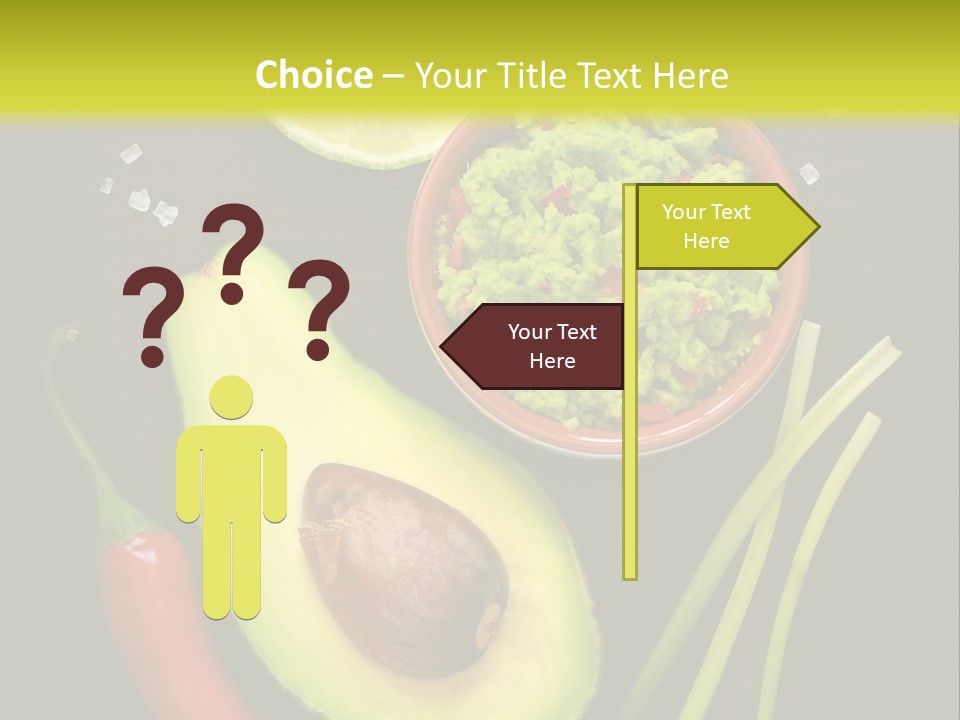 Onion Guacamole Nacho PowerPoint Template