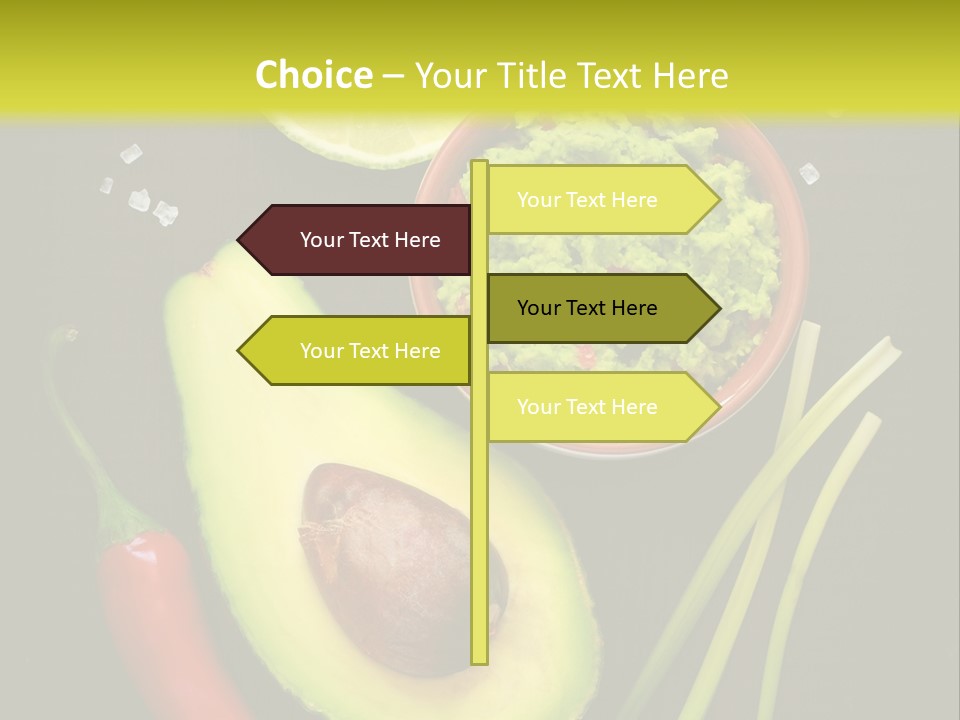 Onion Guacamole Nacho PowerPoint Template