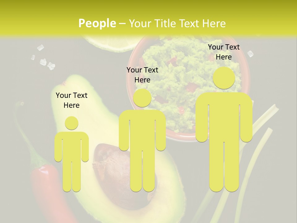 Onion Guacamole Nacho PowerPoint Template