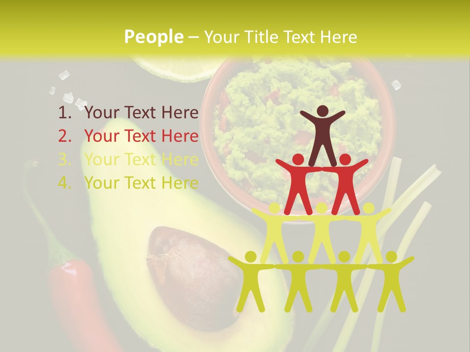 Onion Guacamole Nacho PowerPoint Template