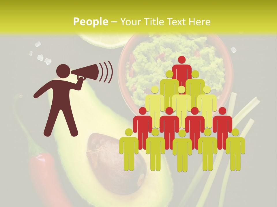 Onion Guacamole Nacho PowerPoint Template