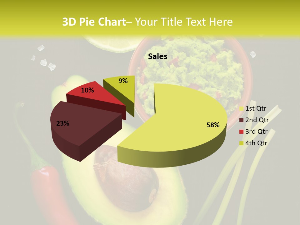 Onion Guacamole Nacho PowerPoint Template