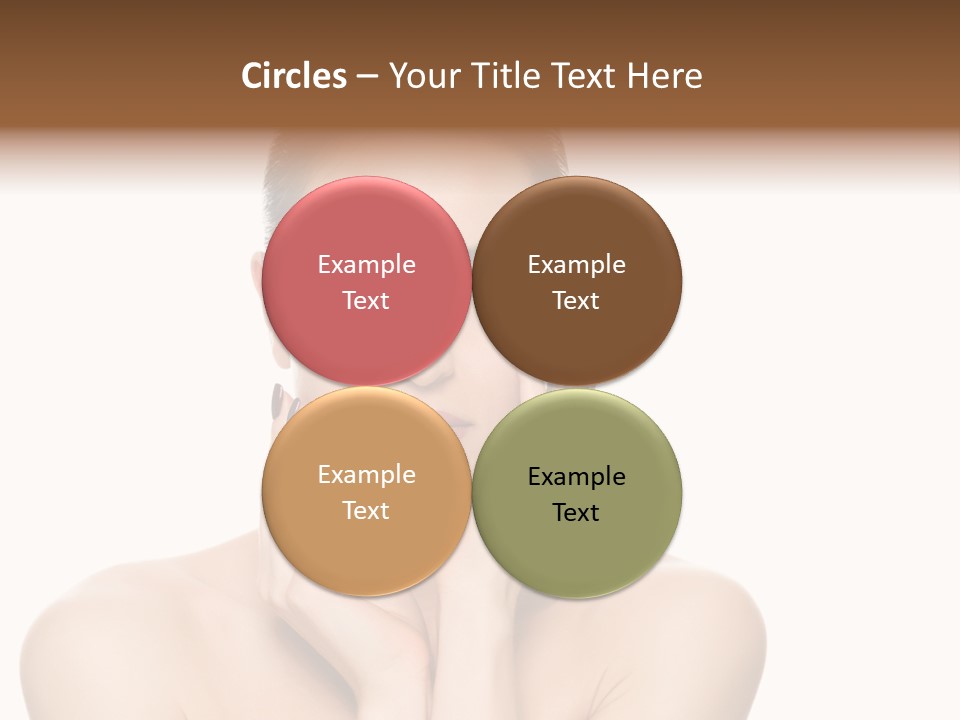 Cosmetics Studio Person PowerPoint Template