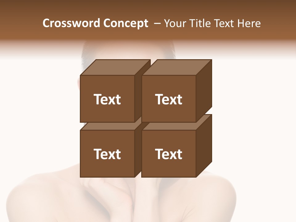 Cosmetics Studio Person PowerPoint Template