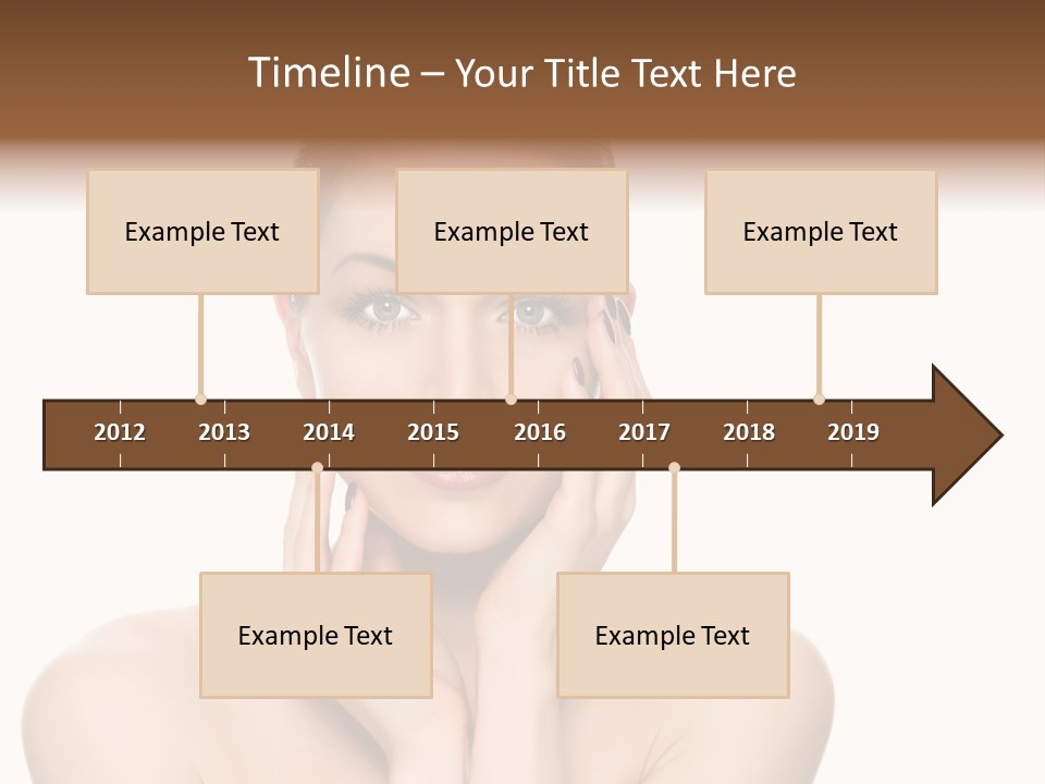 Cosmetics Studio Person PowerPoint Template