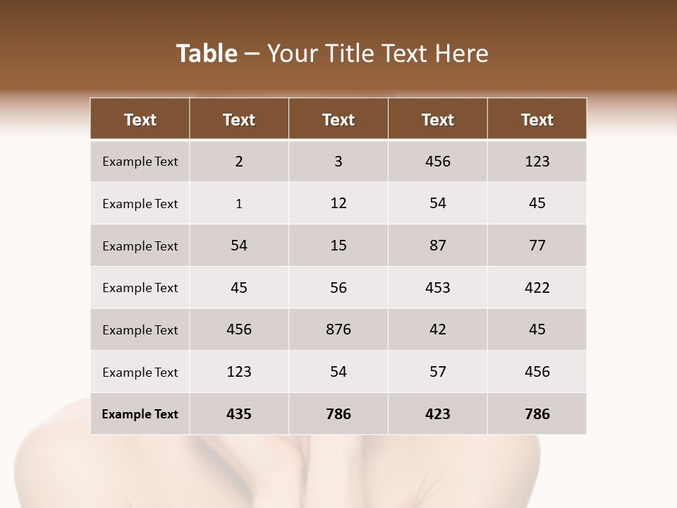 Cosmetics Studio Person PowerPoint Template
