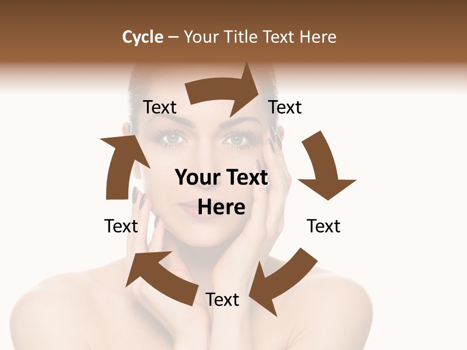 Cosmetics Studio Person PowerPoint Template