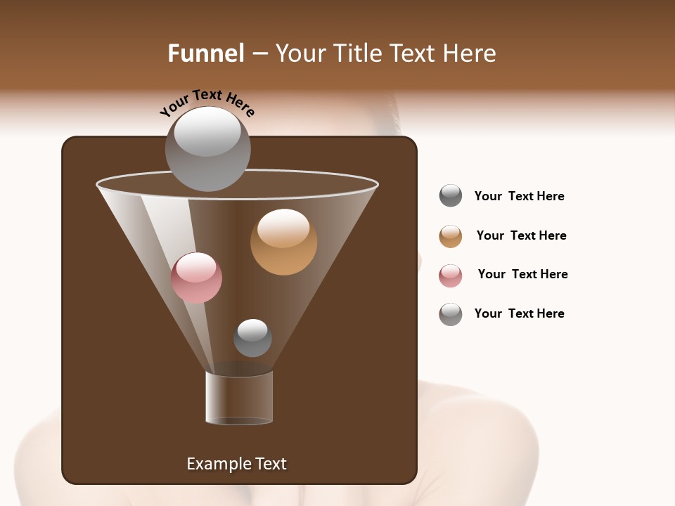 Cosmetics Studio Person PowerPoint Template