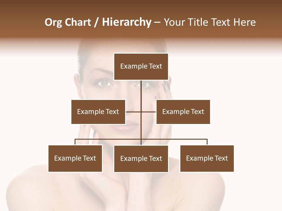 Cosmetics Studio Person PowerPoint Template