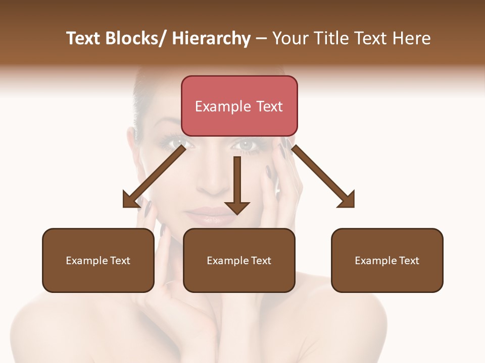 Cosmetics Studio Person PowerPoint Template