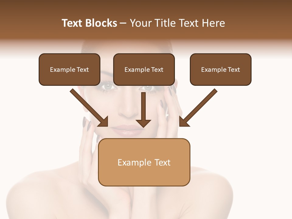 Cosmetics Studio Person PowerPoint Template