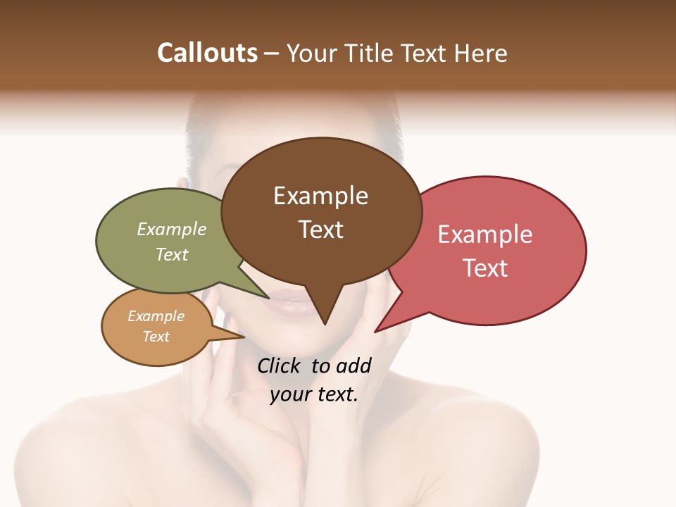 Cosmetics Studio Person PowerPoint Template