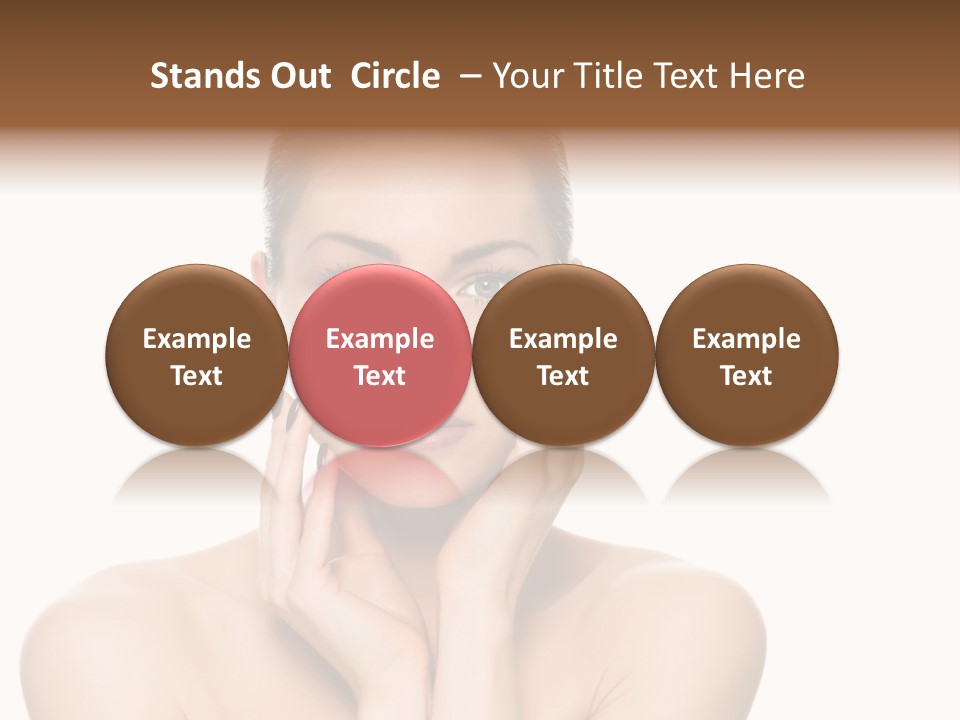 Cosmetics Studio Person PowerPoint Template
