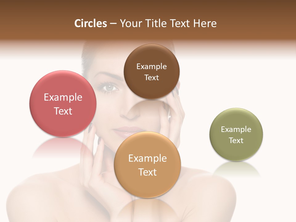 Cosmetics Studio Person PowerPoint Template
