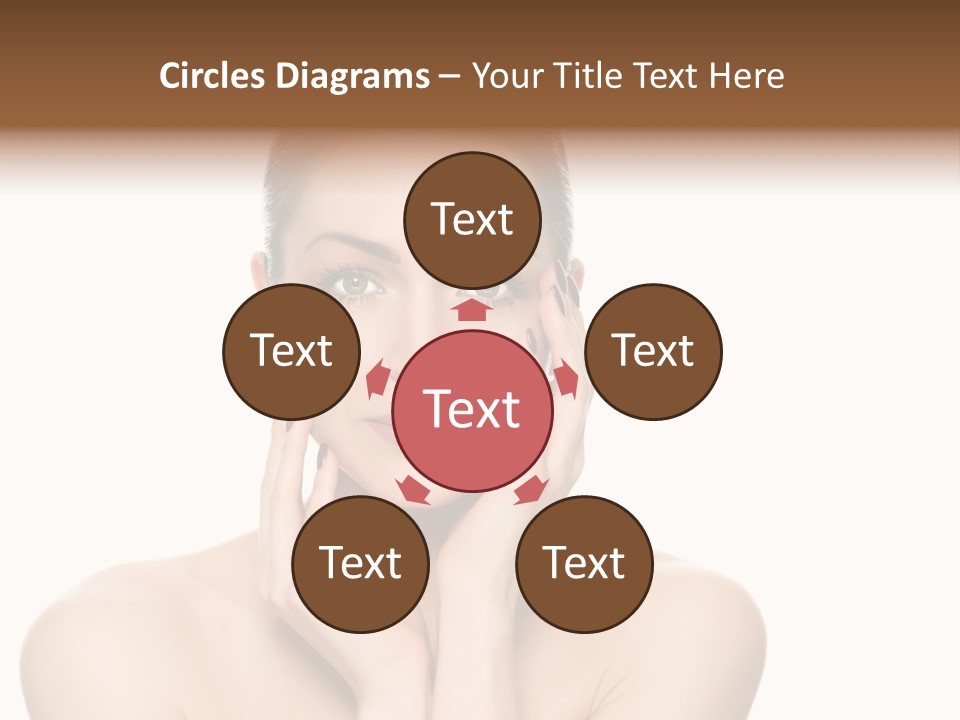 Cosmetics Studio Person PowerPoint Template