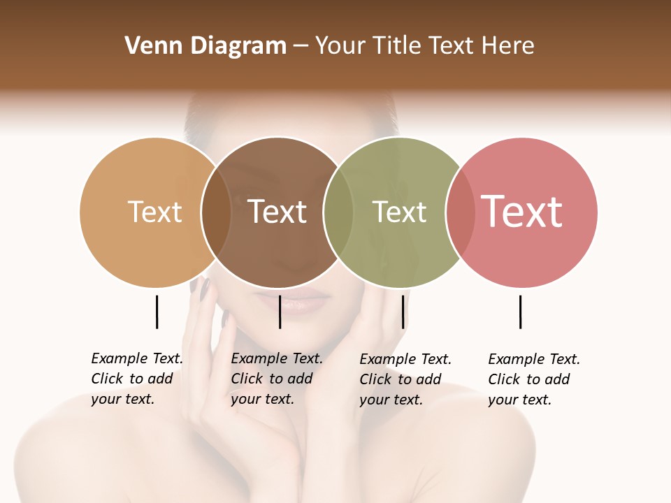 Cosmetics Studio Person PowerPoint Template