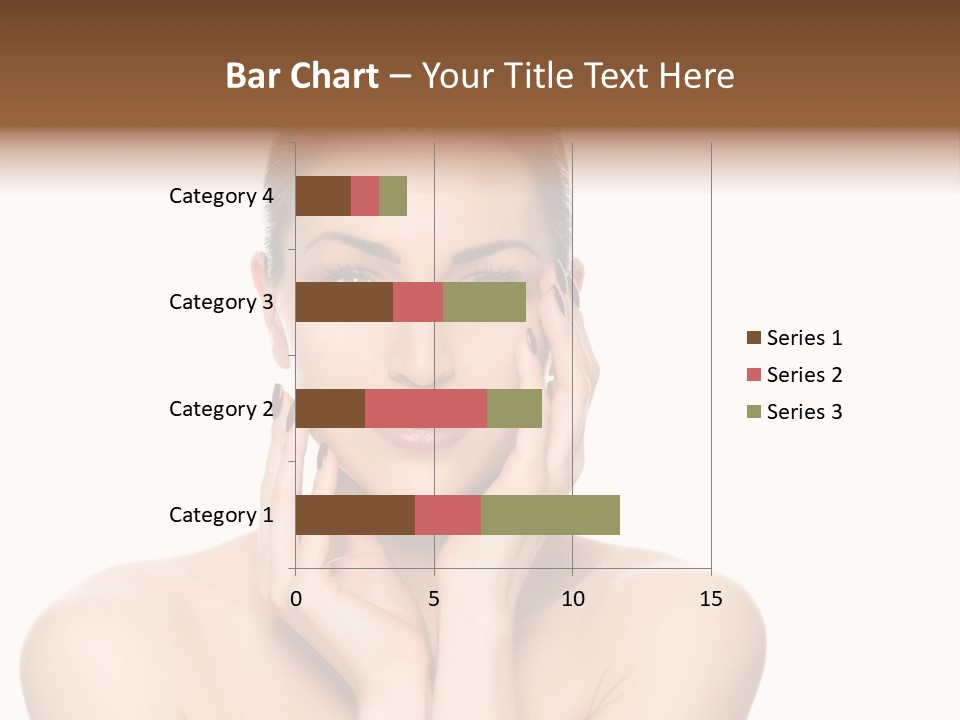 Cosmetics Studio Person PowerPoint Template