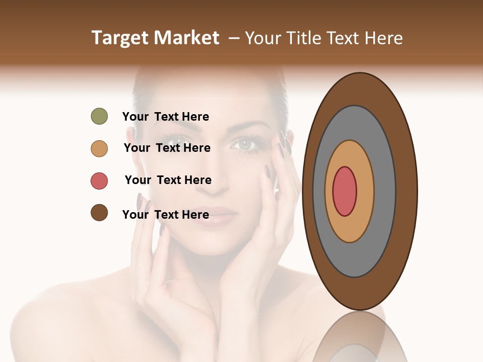 Cosmetics Studio Person PowerPoint Template
