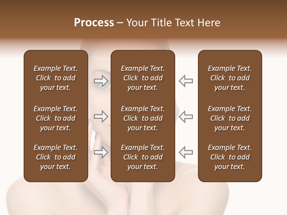 Cosmetics Studio Person PowerPoint Template