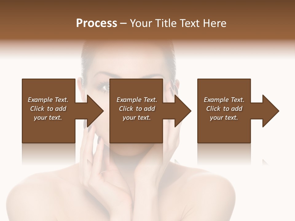 Cosmetics Studio Person PowerPoint Template