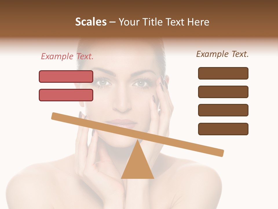 Cosmetics Studio Person PowerPoint Template