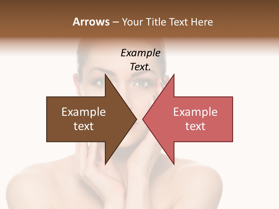 Cosmetics Studio Person PowerPoint Template