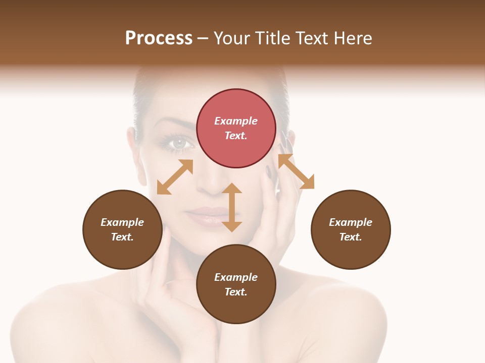 Cosmetics Studio Person PowerPoint Template