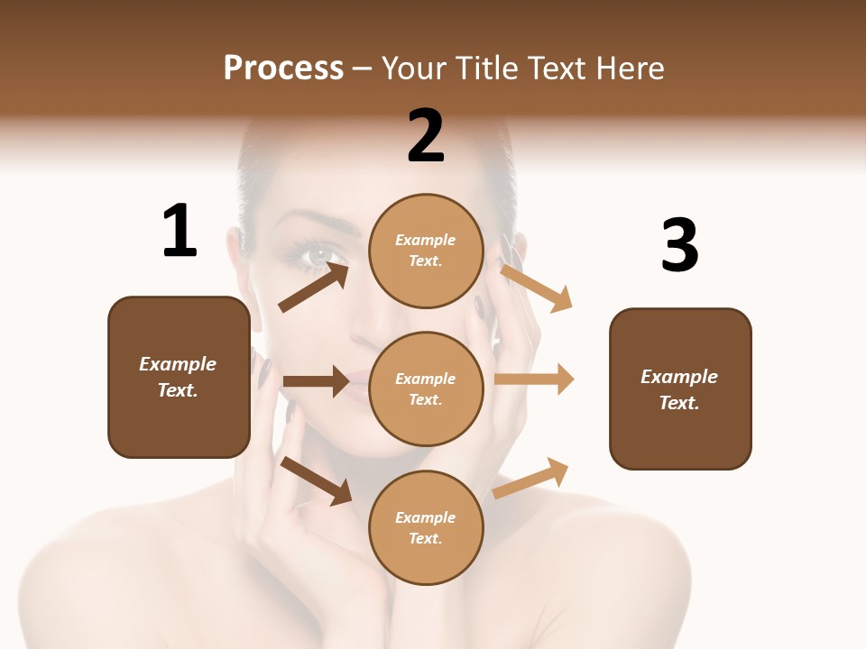 Cosmetics Studio Person PowerPoint Template
