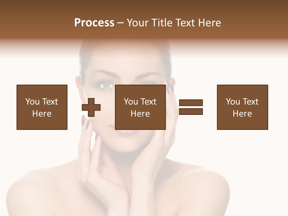 Cosmetics Studio Person PowerPoint Template