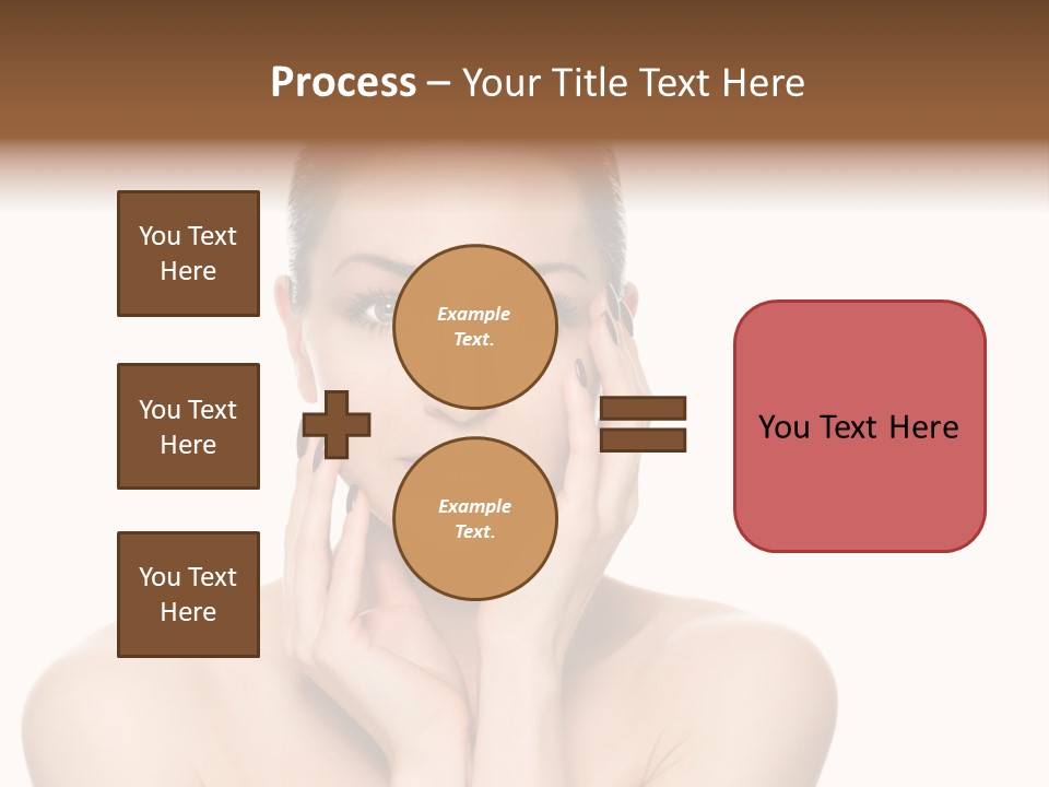 Cosmetics Studio Person PowerPoint Template