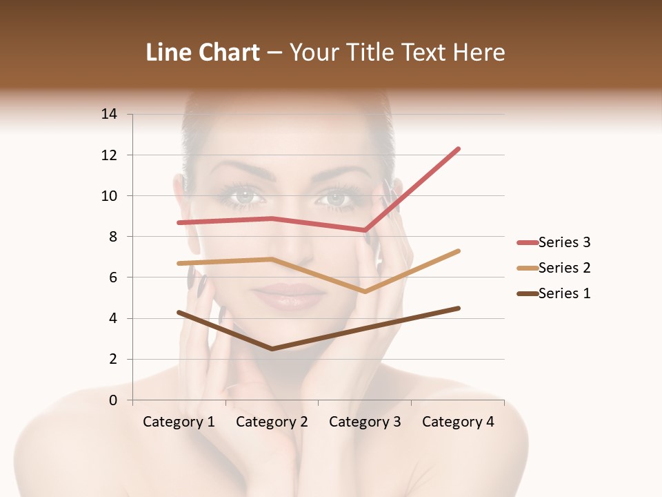 Cosmetics Studio Person PowerPoint Template