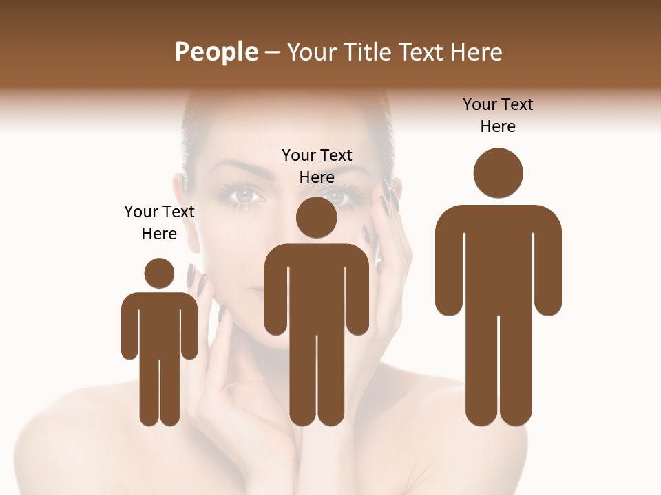 Cosmetics Studio Person PowerPoint Template