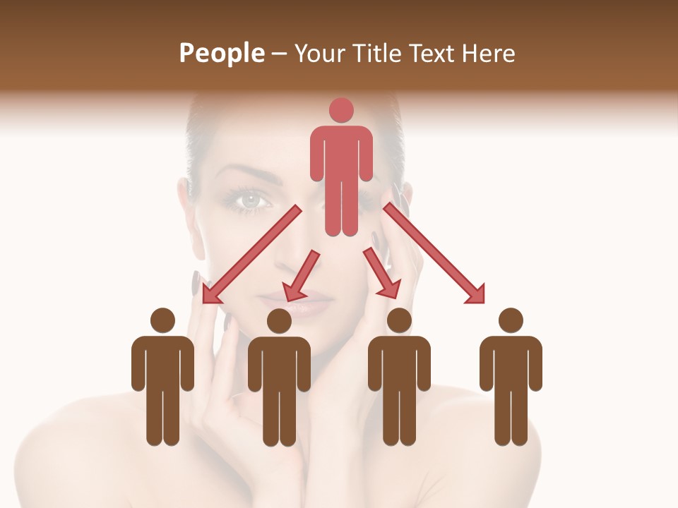 Cosmetics Studio Person PowerPoint Template