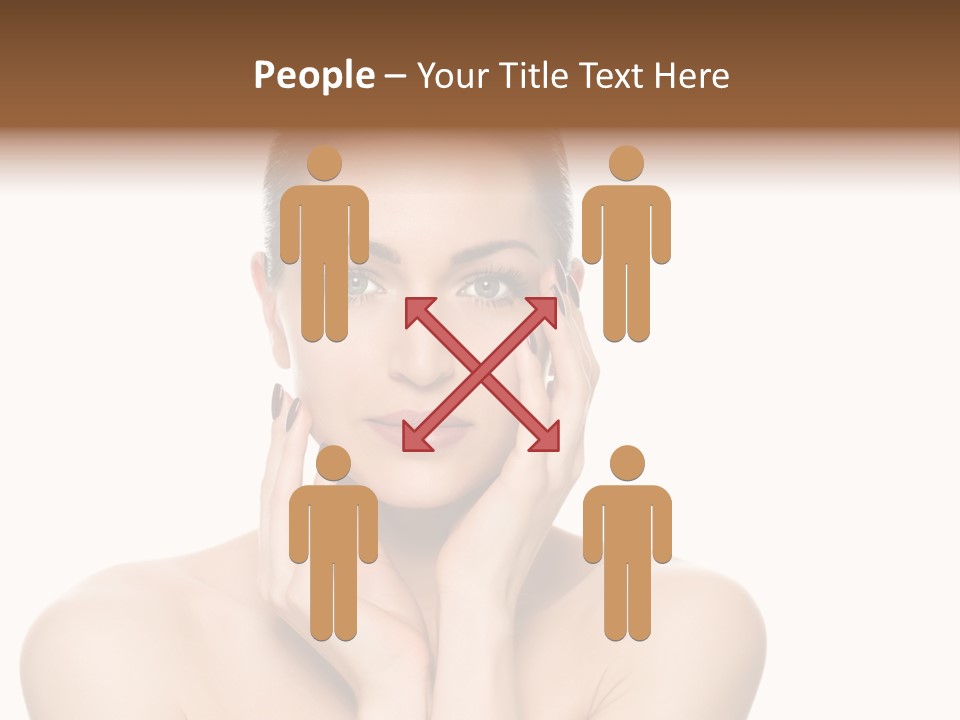 Cosmetics Studio Person PowerPoint Template