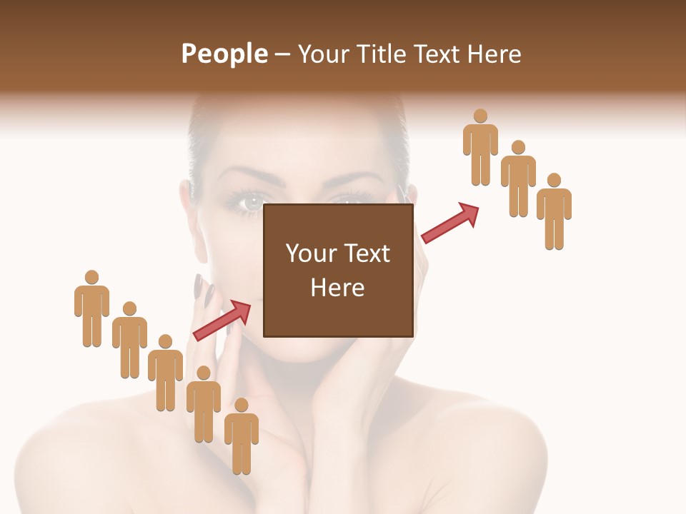 Cosmetics Studio Person PowerPoint Template