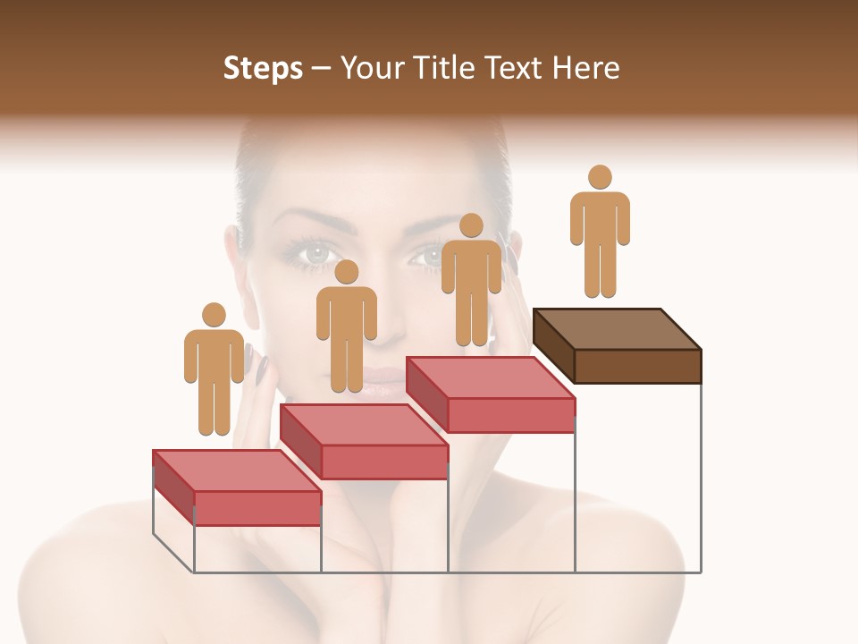 Cosmetics Studio Person PowerPoint Template