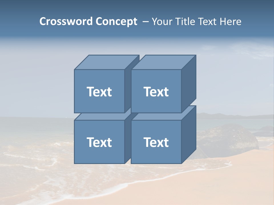 Coast Sun Paradise PowerPoint Template