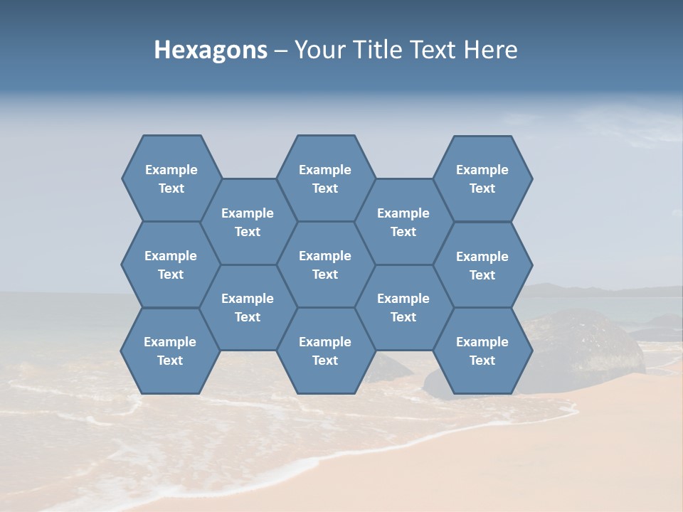 Coast Sun Paradise PowerPoint Template