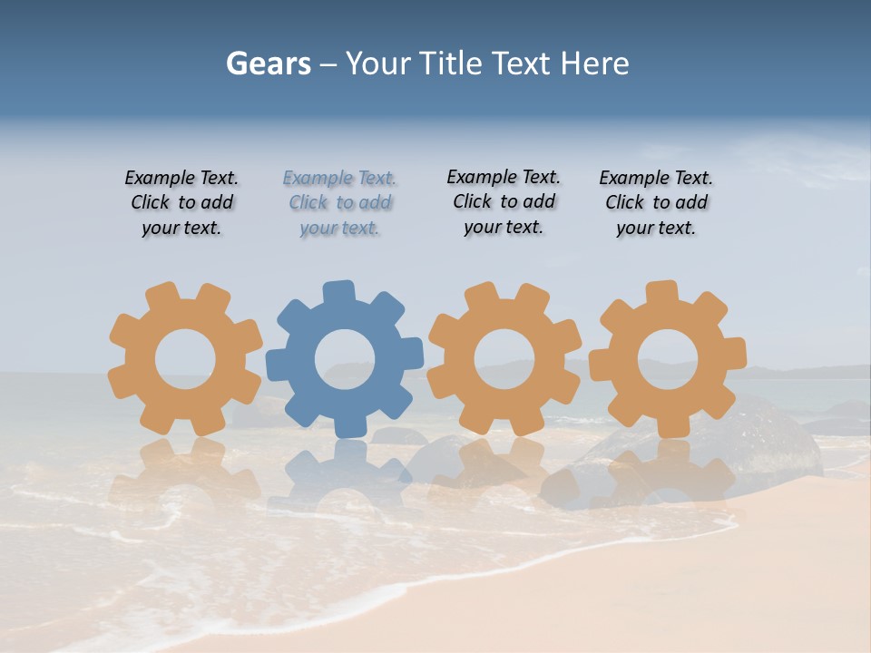 Coast Sun Paradise PowerPoint Template